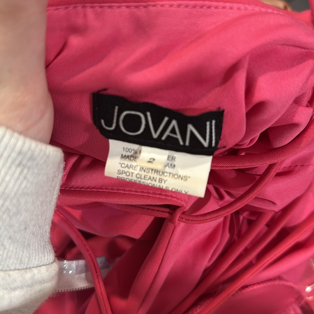 Pink Jovani Prom dress, size 2, worn once - Picture 3 of 4